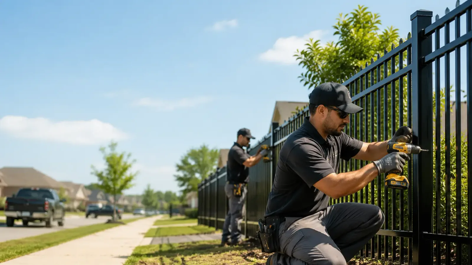 Metal Fence Installation in Christine, TX